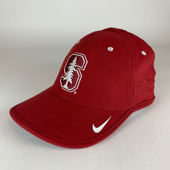 Stanford Cardinal NCAA Red Nike Dri Fit Legacy91 Strapback Adjustable Hat - Picture 1 of 5